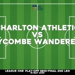 Where to watch Charlton Athletic v Wycombe Wanderers in League One
