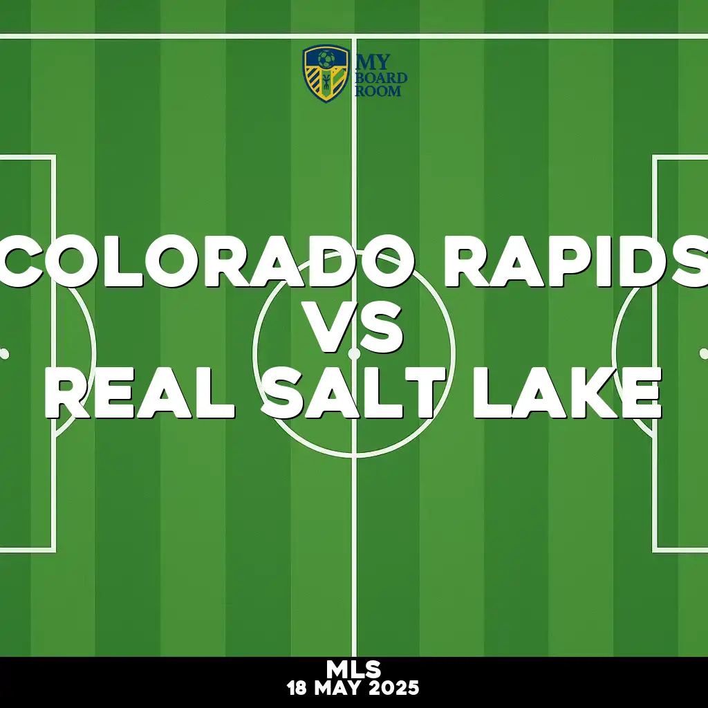 Where to watch Colorado Rapids v Real Salt Lake in MLS