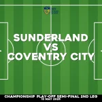 Where to watch Sunderland v Coventry City in Championship